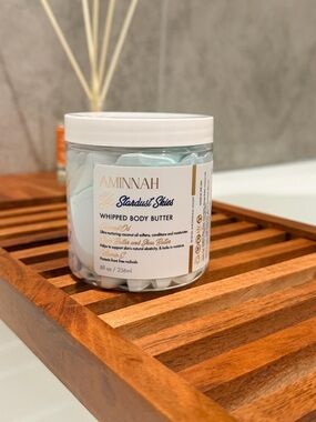 AMINNAH Stardust Whipped Body Butter | Hydrating Glow | Shea + Cocoa Butter |NWT